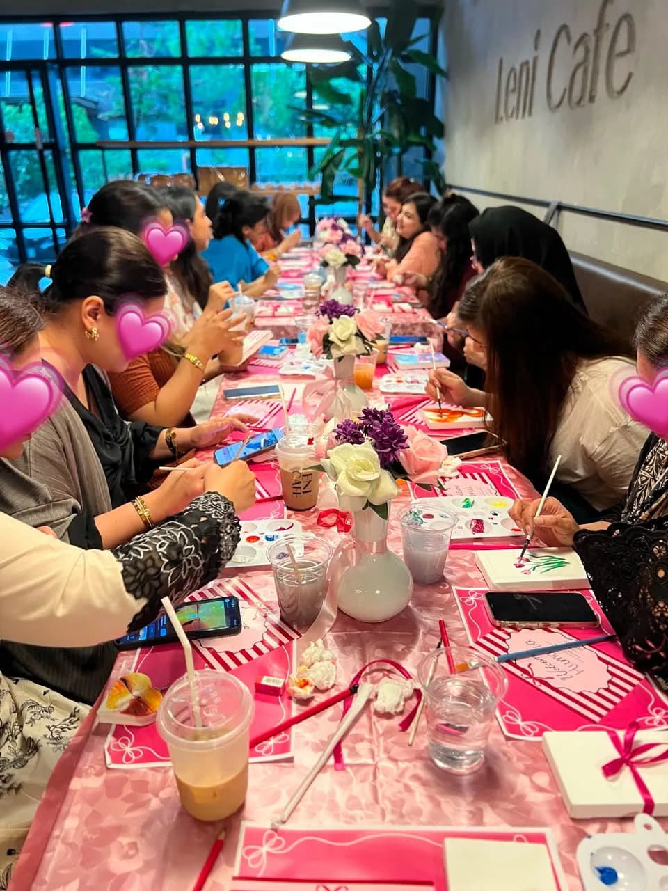 Women enjoying dinner together